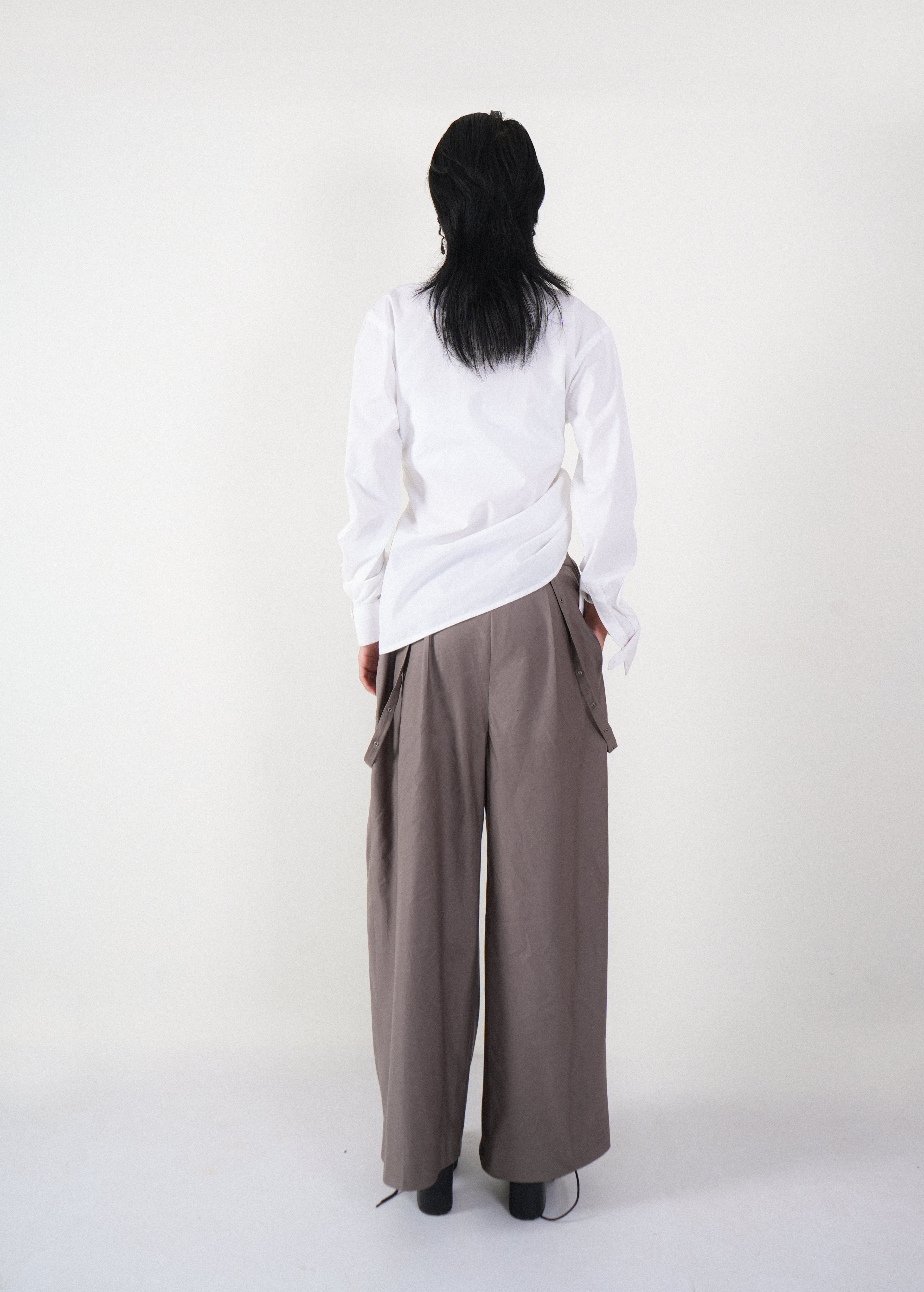 Offset Drape Pants