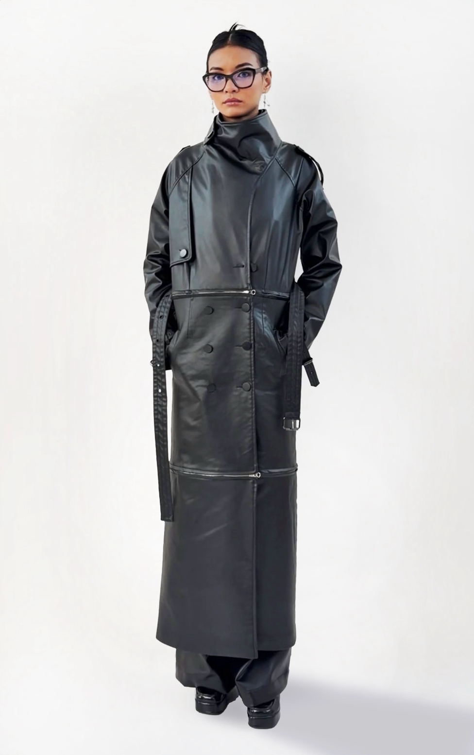 Reform Leather Trench coat - Front